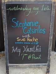 PRINT: A Bookstore: Launch, Book-Signing and Reading